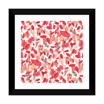 «Abstract Petals Pink» par Ninola Design - reproduction d'art