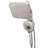 Spa-Style Dual Shower Head System With Magnetic Handheld Dock, Rainfall Shower Head & 5-Spray Handheld, 3-Way Diverter, Adjustable Angle, Tool-Free Installation