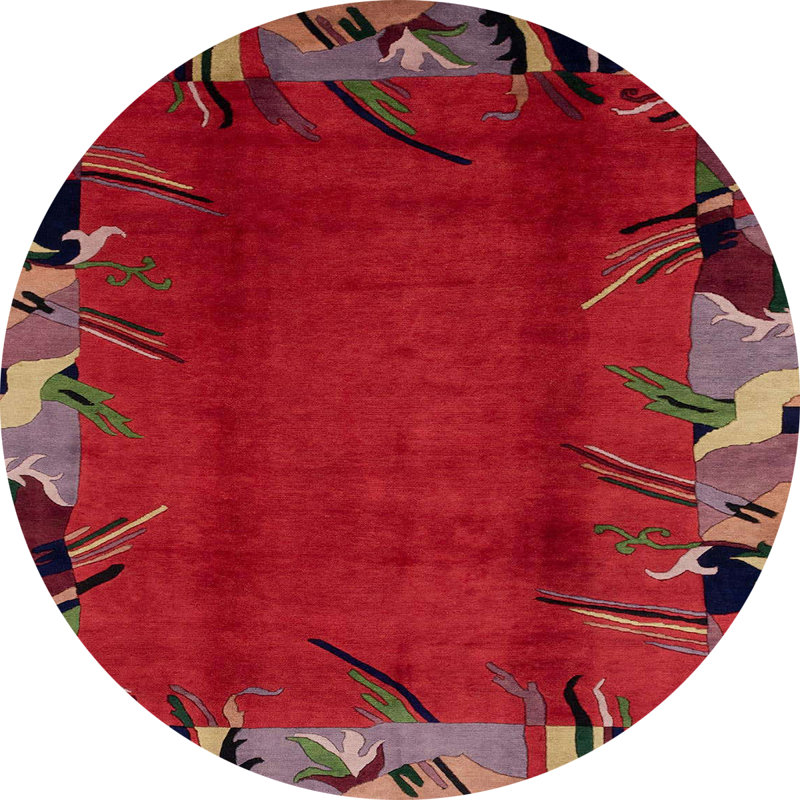 Tapis multicolore Steves, Rond 3 pi