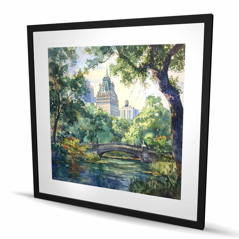 Impression encadrée Castle Castle | Décoration intérieure élégante, H 36 po x l 36 po, Noir