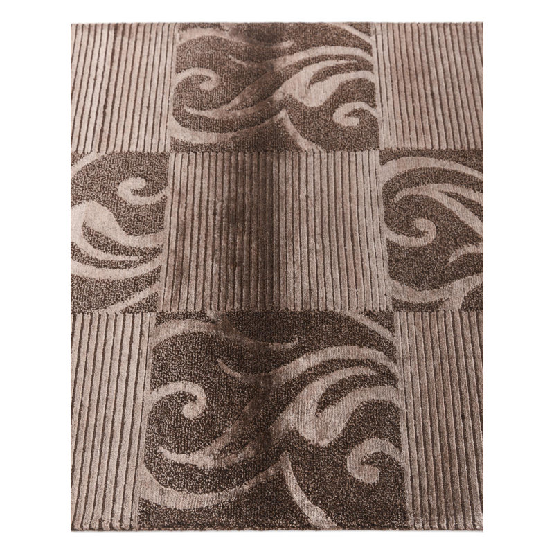 Tapis brun chocolat Outen