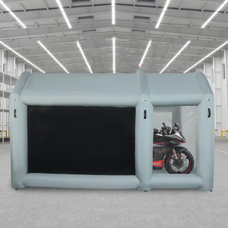 Tente de cabine de peinture gonflable portable avec souffleurs