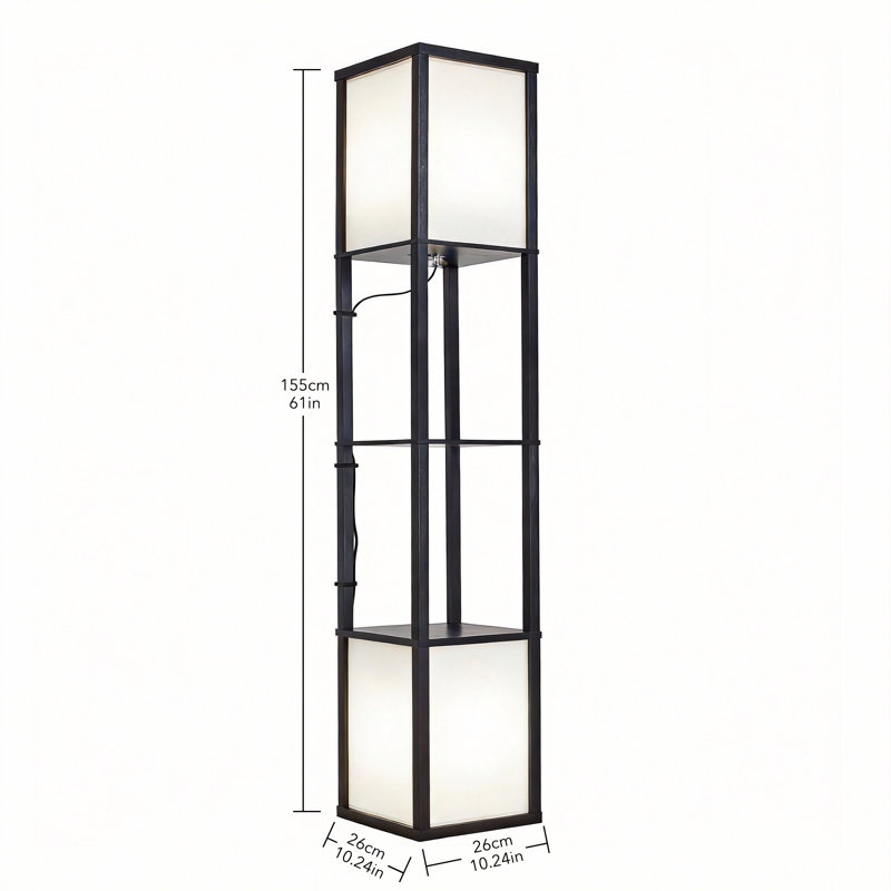 Lampe sur pied à 2 lumières Homechoose