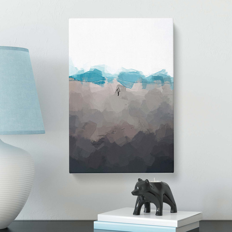 Desert Walker in Abstract - Wrapped Canvas, 76cm H x 50cm W x 3cm D
