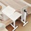 Table de chevet mobile pour ordinateur portable Table de chevet mobile sur roulettes inclinable avec roulettes-726984873