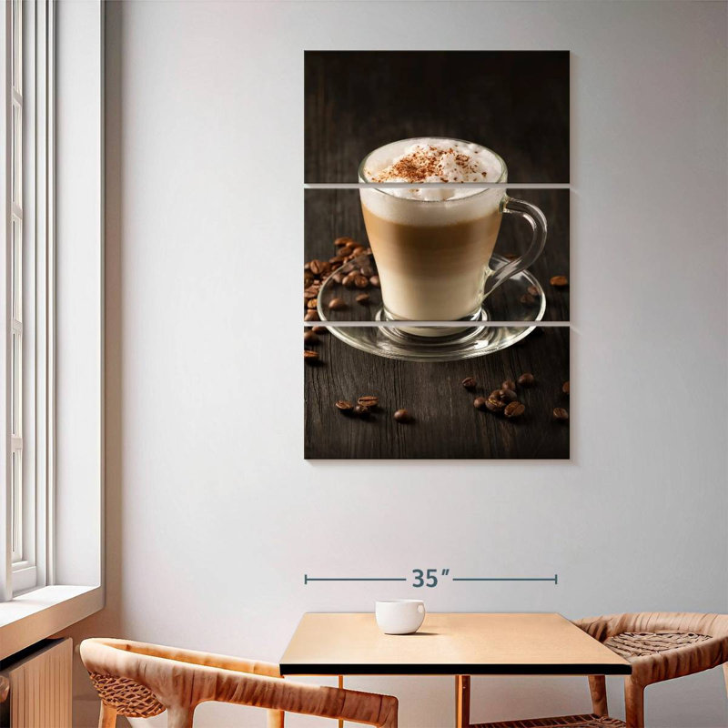 Coffee Drink Layers, 65" H x 42" W