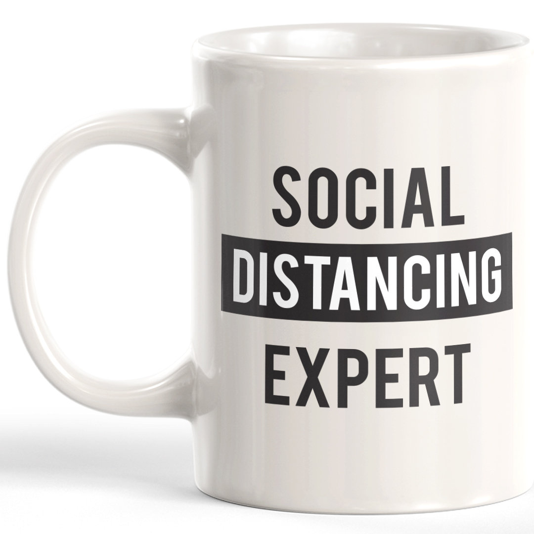 Social Distancing Expert Coffee Mug Latitude Run® 