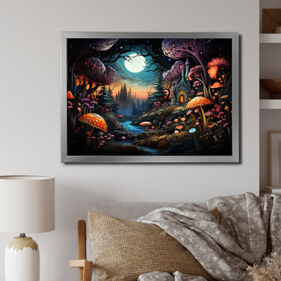 «Madisynn Bohemian Enchanted Forest Tapisserie II», reproduction sur toile