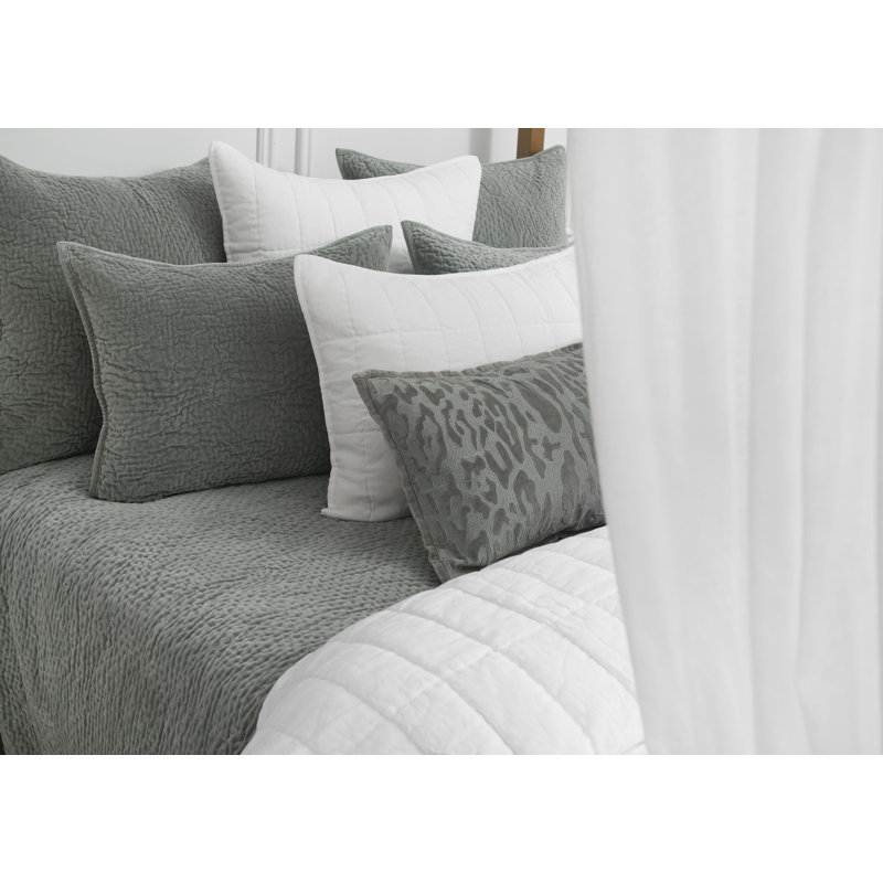 Avon Throw Pillow, Silver
