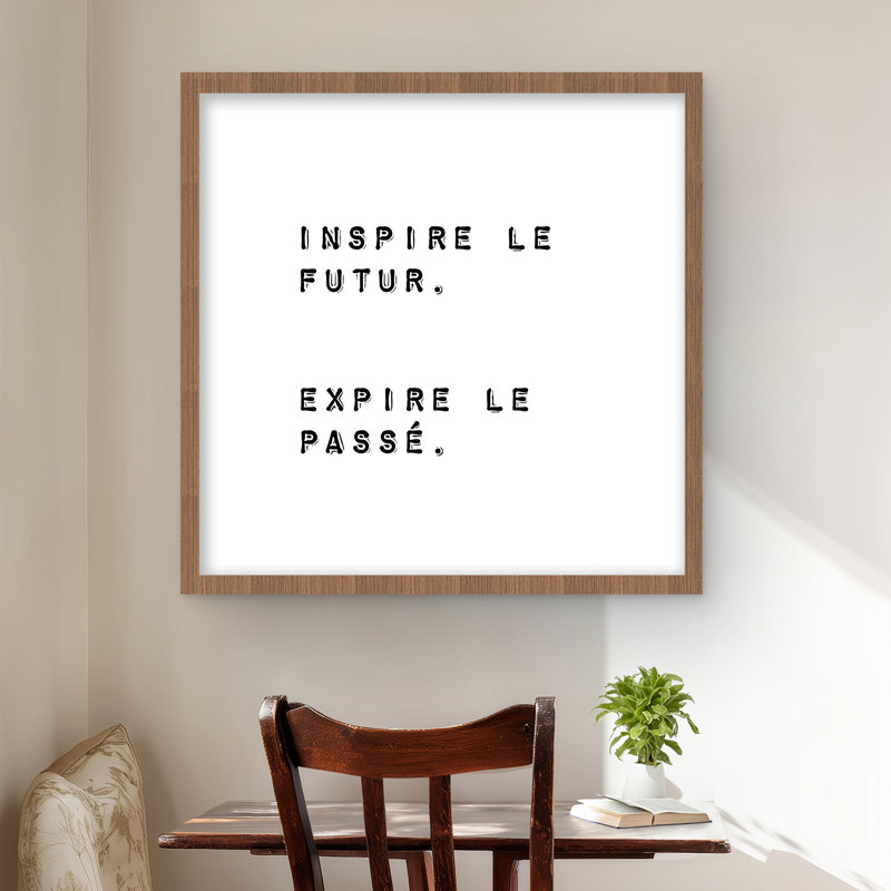 Inspirer le futur | Décoration scandinave encadrée avec passe-partout