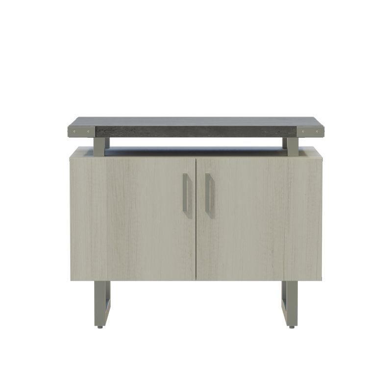 Armoire de rangement Mirella, Gris pierre