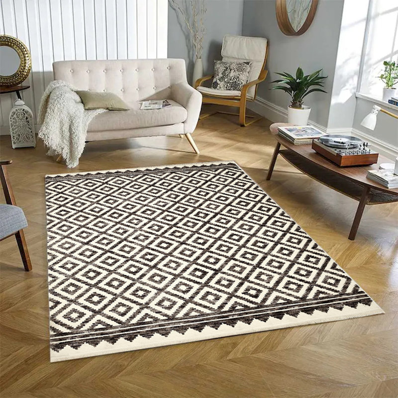 Tapis tissé à la machine Essawira Iv, Rectangle 3 pi 11 po x 5 pi 3 po