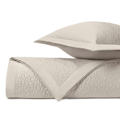 Vermicelli Quilted Sateen Coverlet Set