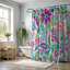 Rideau de douche standard 1 pièce Bold Paisley Designs-128757914-128757912