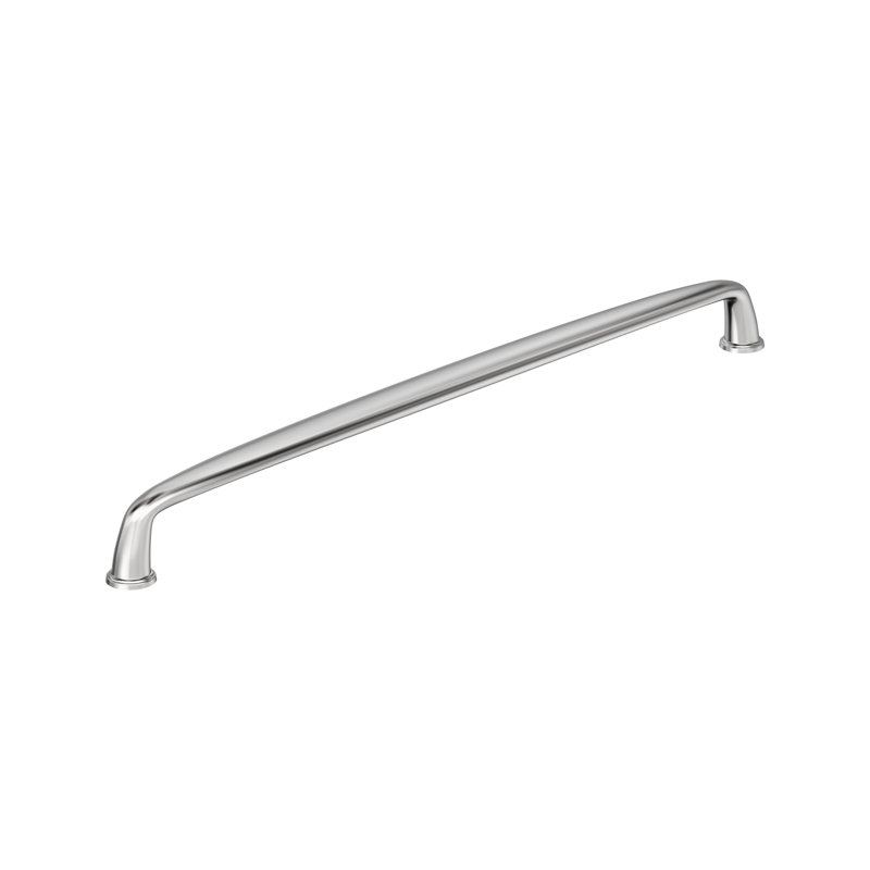 Poignée barre Kane, Chrome poli, 12 5/8"