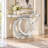 Modern Glam Mirrored Console Table For Living Room/foyer