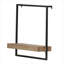 Étagère murale de rangement à 2 niveaux 15,7 x 5,9 x 17,7 pouces