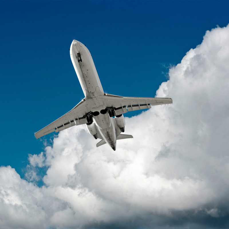 Corporate Jet by Sharply_done - No Frame Art Prints on Canvas, 30cm H x 30cm W