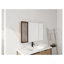 Armoire de salle de bain murale à miroir avec tablettes réglables en verre