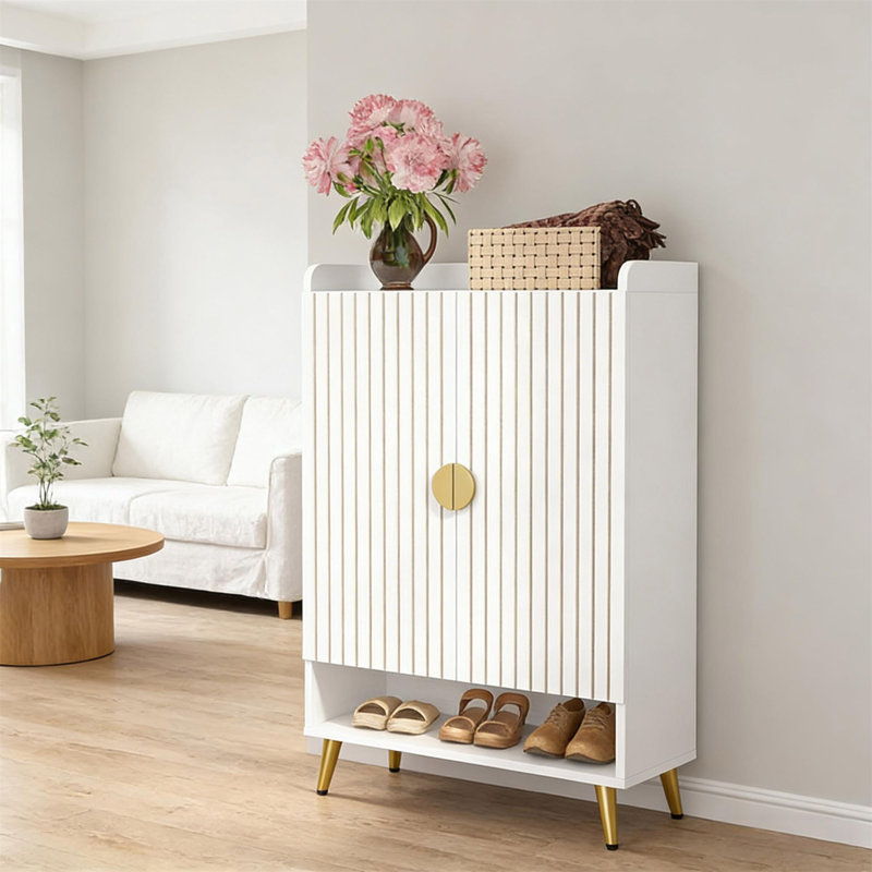 Rangement pour chaussures spacieux, armoire à chaussures de style moderne