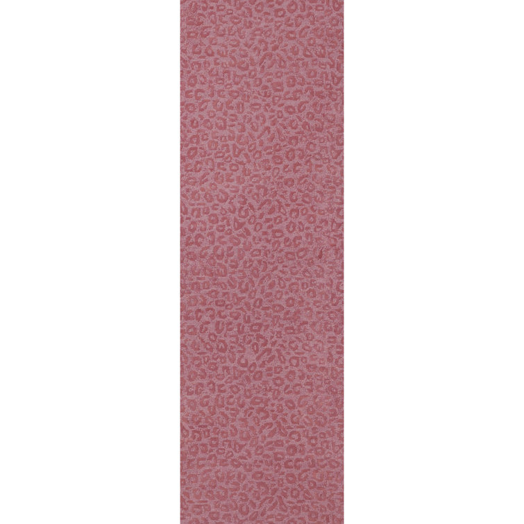 Leopardess Dusty Rose Hand-Tufted Responsible Wool Rug