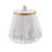 Ceramic Faux Marble White Decorative Jars with Gold accent-1516752089