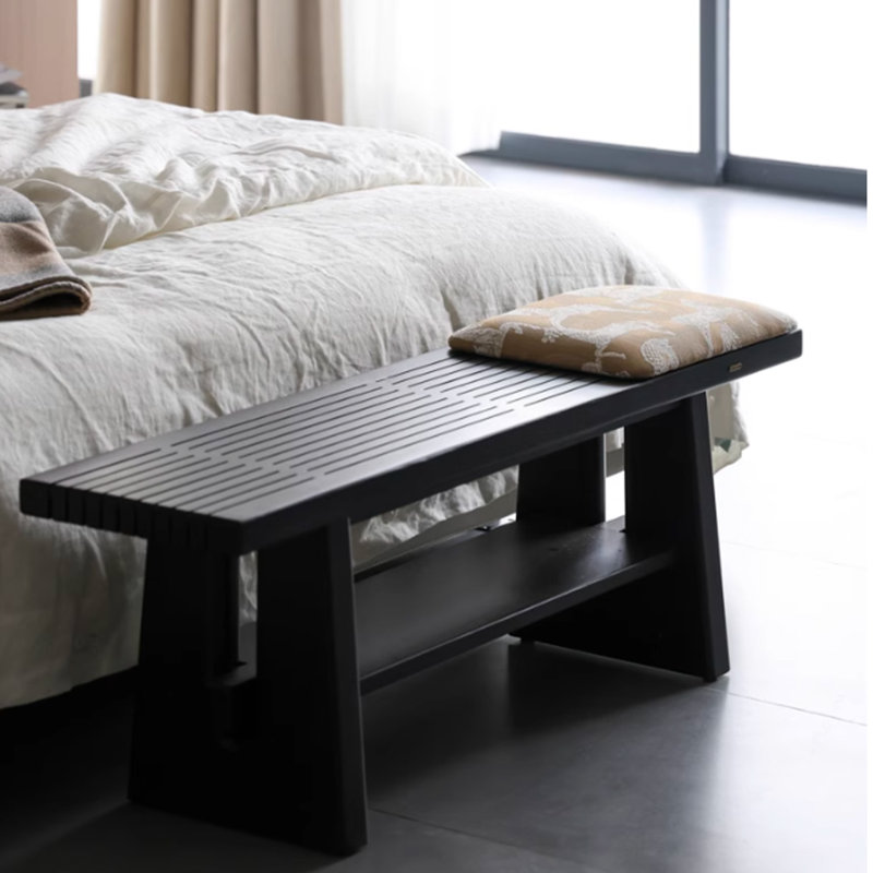 Banc de rangement pour chaussures double