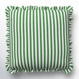 Aneatra Ruffled Cotton Blend Throw Pillow