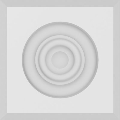 Standard Sedgwick Bullseye Rosette with Beveled Edge