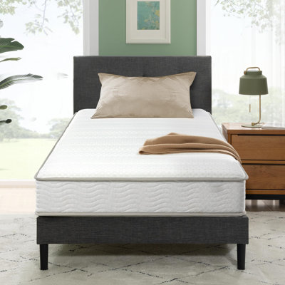 8 Inch Foam and Spring Hybrid Mattress [New Version], Twin, Fiberglass Free, Medium Firmness, Durable Support, Certified Safe Foams & Fabric, Mattress in A Box