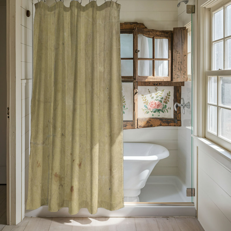 Rideau de douche Franceschino, H 74 po x l 71 po