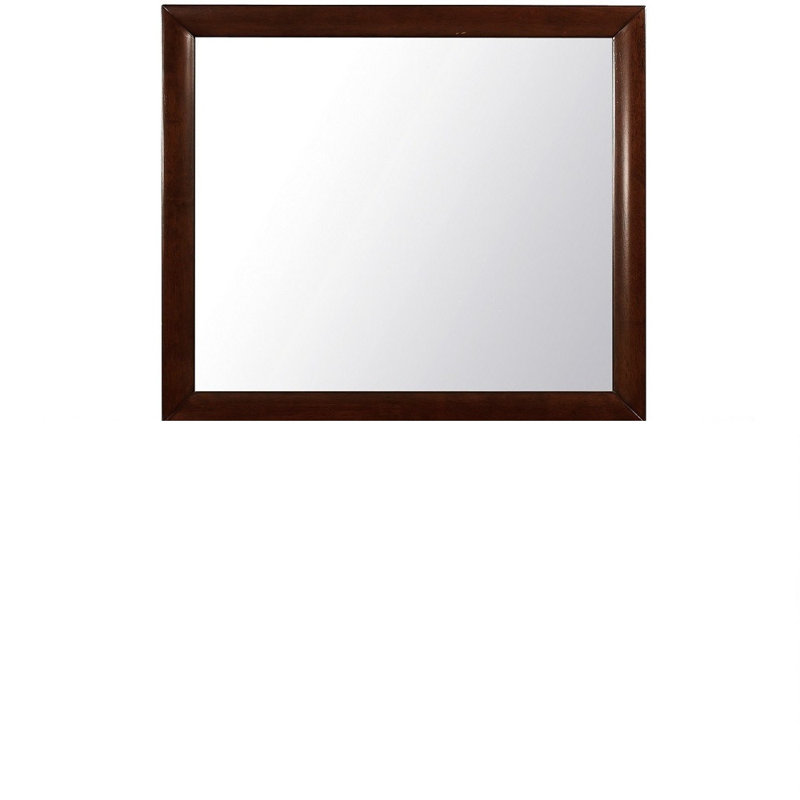 Miroir d'appoint 35 ", Brun