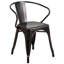 Ensemble de table ronde intérieure / extérieure en métal 24 po Cordele-24678666-24678676