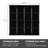 Peel and Stick Gel Backsplash Tile Square Mosaic Tile 10'' x 10''