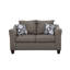 Causeuse gris anthracite avec coussins Tatum