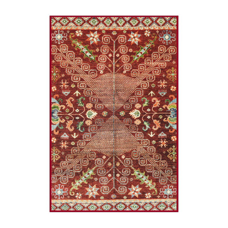 Tapis abstrait moderne 2984, Rectangle de 5 pi x 8 pi