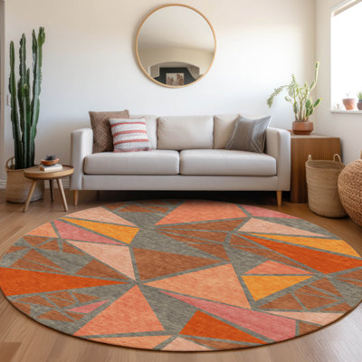 Machine Washable Indoor/Outdoor Chayden ACN1039 Rug