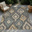 Tapis Chantille ACN3073 Ikat lavable à la machine pour intérieur/extérieur-516813033-516813039