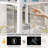 69"H 4-Tier Corner Display Cabinet with Light-411506419