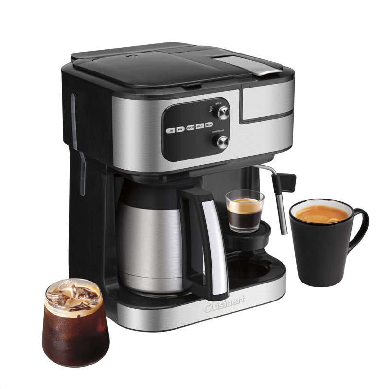 COFFEE CENTER BARISTA BAR 4-IN-1 COFFEEMAKER, Thermal, Silver Thermal, 10 cups