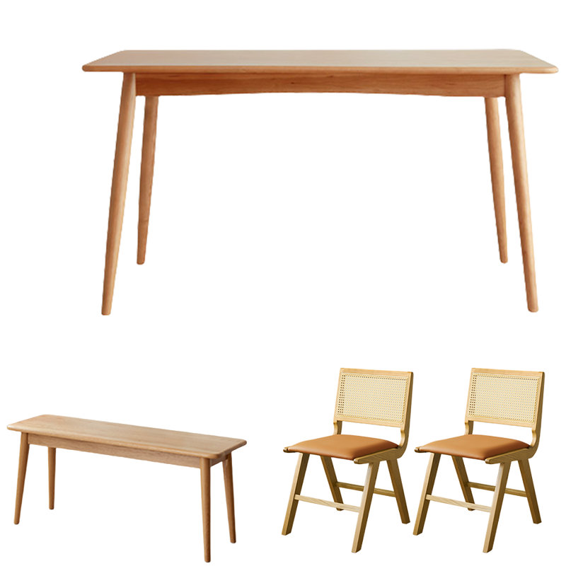 Solid Wood Dining Table Set