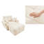 Canapé simple avec repose-pieds-125897844