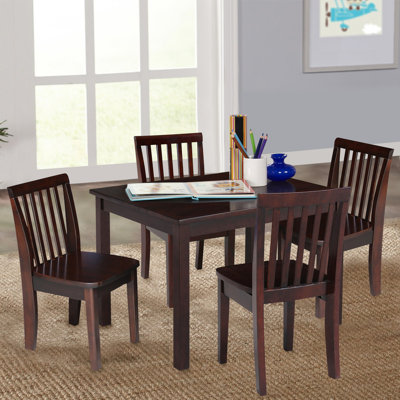 Shirehampton Kids Solid Wood Rectangular Play / Activity Table and Chair Set