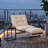 Mid-Century Modern Bauhaus Inspired Leather Lounge Chair With Ottoman Chrome Legs-1803340002