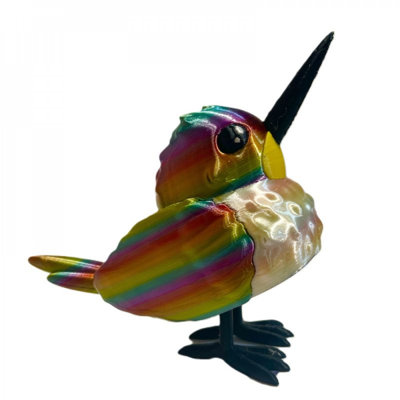 3D Printed Hummingbird Figurine
