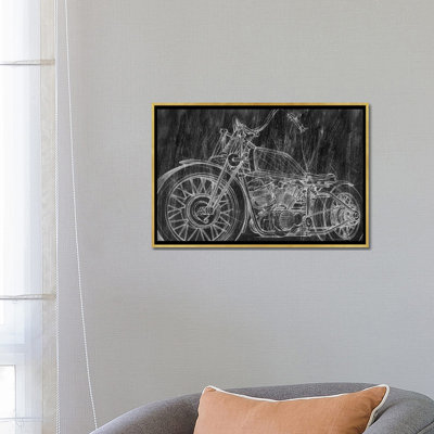 « Moto Mechanical sketch II » par Ethan Harper, reproduction d’art