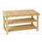 27.5" Shoe Rack Solid Wood Shoe Bench, 3-Tier Shoe Organizer