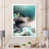 Toile blanche avec cadre photo