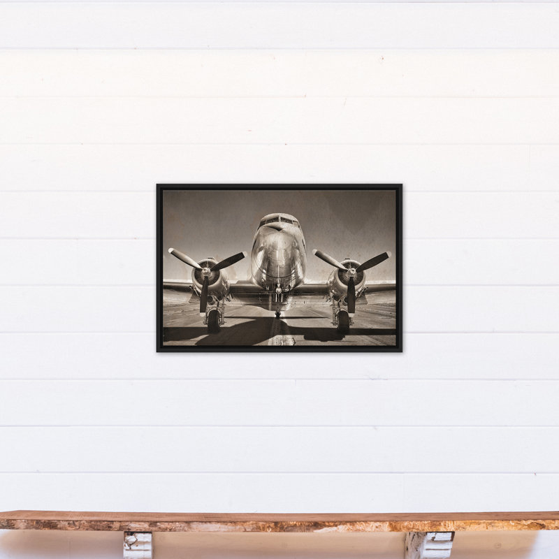 " Vintage DC3 Airplane " Print