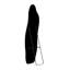 2-in-1 Artsy Wavy Velvet Full Length Dressing Mirror with U-Shaped Stand, Freestanding & Wall-Mounted Fluffy Asymmetrical Floor Mirror, Black, Gold & White-2080905440-2080905441